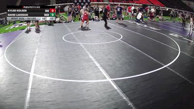 155 lbs Champ. Round 1 - David Lakoduk, Washington vs Kyler Kolsen, Idaho
