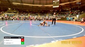 46 lbs Round Of 16 - Syrus Bazer, Nebraska Wrestling Academy vs Payton Johnson, Spring Klien