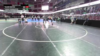 215 lbs Quarterfinal - David Foremaster, Rocky Mountain vs Blake Nguyen, Meridian