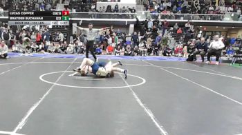 120 lbs Quarterfinal - Lucas Copper, Central Catholic vs Brayden Buchanan, Essex