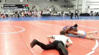 152 lbs Rr Rnd 1 - Daysha Godinez, OBWC Superheros Rambeau - HSG vs Miranda Lencrerot, MF Angels - HSG