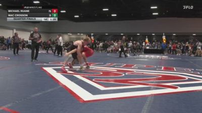 157 lbs Quarterfinal - Michael Ruane, PA vs Mac Crosson, IA