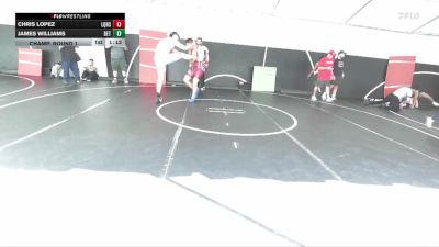 215 lbs Champ. Round 1 - James Williams, Villa Park High School vs Chris Lopez, La Quinta High School