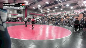 170 lbs Champ. Round 3 - Isabella Chavarin, Ayala vs Danika De Hoyos, Mayfair