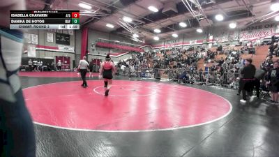170 lbs Champ. Round 3 - Isabella Chavarin, Ayala vs Danika De Hoyos, Mayfair