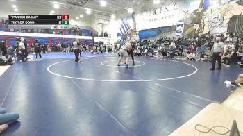 285 lbs 1st Place Match - Taylor Dodd, Bonners Ferry vs Parker Bagley, Lewiston