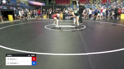 130 lbs Semis - Samantha Sachs, CA vs Carley Ceshker, WI