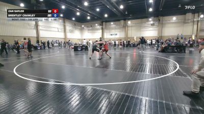 144 lbs Quarterfinal - Zan Satler, SONS OF THUNDER vs Brentley Crawley, Alpha WC