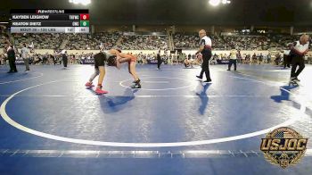120 lbs Round Of 16 - Kayden Leighow, Tough N Technical Wrestling Club vs Keaton Dietz, Cowboy Wrestling Club