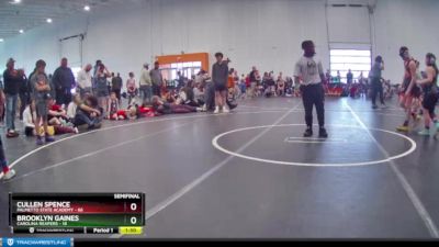 125 lbs Semis (4 Team) - Cullen Spence, Palmetto State Academy vs Brooklyn Gaines, Carolina Reapers