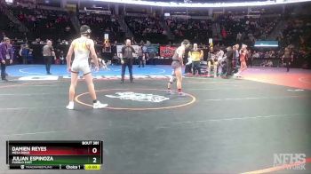 120-4A 3rd Place Match - Julian Espinoza, Pueblo East vs Damien Reyes, Mesa Ridge