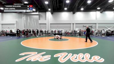 132 lbs Champ. Round 2 - Cooper Schlaegel, OH vs Reed Loeffel, TN