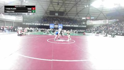 Boys 1B/2B 138 1st Place Match - Tyge Plank, Tonasket vs Yolo Paz, Liberty Bell