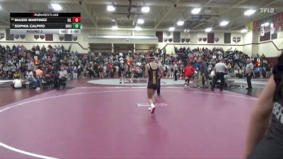 105 lbs Round 2 - Sophia Calpito, Charles City vs Maisie Martinez, Iowa City Liberty