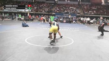 D 2 215 lbs Cons. Round 5 - Brennen McGill, St. Thomas More vs Gaven Joseph, Carencro