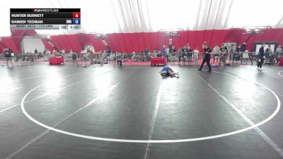 113 lbs Cons. Semis - Hunter Burnett vs Damien Yeoman, Sebolt Wrestling Academy