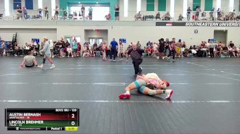 120 lbs Champ. Round 2 - Lincoln Brehmer, Yulee vs Austin Bernash, Unattached
