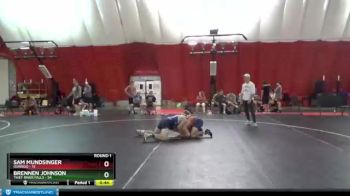 156-156 lbs Round 1 - Brennen Johnson, Thief River Falls vs Sam Mundsinger, Oswego