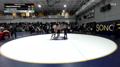 285 lbs Cons. Round 1 - Luis Zamora, Warren vs Hrach Mutafyan, Hoover