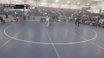 126 lbs Joshua Garcia, California Silver vs Liam McClain, Michigan Blue