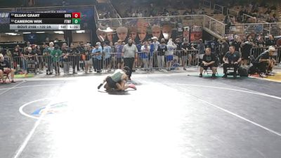 132 2A Cons. Round 1 - Elijah Grant, Orange Park vs Cameron Wiik, Ft Myers