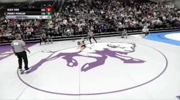 6A 120 lbs Semifinal - Perry Fowler, Syracuse vs Alex Orr, Corner Canyon