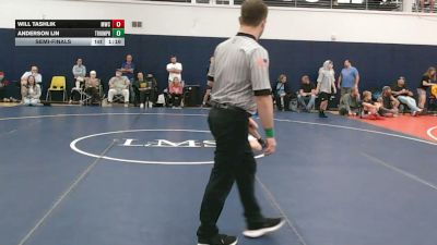 83 lbs Semifinal - Will Tashlik, Malvern Prep - MS vs Anderson Lin, Triumph 1 - MS