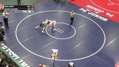 147 lbs Consi Of 16 #1 - Nick Smith, Chartiers Houston vs Mason Wagner, Shikellamy