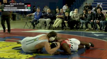 285 lbs 1st Place Match - Jacob Levy, Lake Highland Preparatory School vs Cristian Alvarez, St Joseph Regional