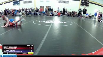 120 lbs Champ. Round 2 - Tony Kessinger, Floyd Wrestling Club vs Logan Haney, Bulldog Premier Wrestling Club