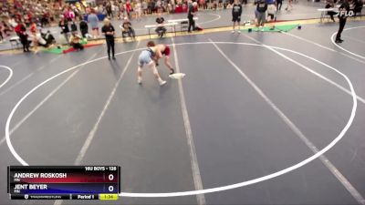 126 lbs Cons. Round 4 - Andrew Roskosh, MN vs Jent Beyer, MN