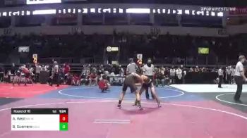 123 lbs Round Of 16 - Alexsander West, NM WolfPack vs Brayden Guerrero, Gold Rush