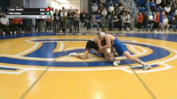 133 lbs Semifinal - Cael Yanek, Moon Area vs Jon Emma, Canon-McMillan