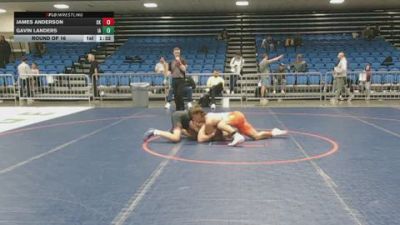 144 lbs Round Of 16 - James Anderson, OK vs Gavin Landers, IA