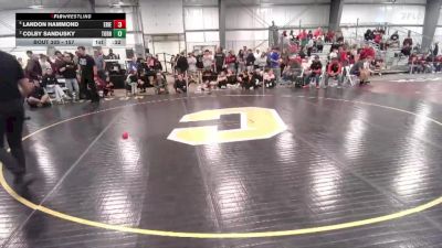 157 lbs 3rd Place Match - Landon Hammond, Erie vs Colby Sandusky, Torrington