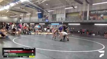 145+152 1st Place Match - Oren Russell, Live Oak Wrestling Club vs Robert Mason Fahey, Short Time