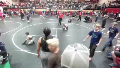 70 lbs Champ. Round 1 - Evan Capestany, Thunder Ridge Outlaws Wrestling Club vs Dalyn Morgan, Small Town Grims