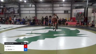 61 kg Consi Of 32 #2 - Hunter Adrian, Brown Regional Training Center vs Joey Buttler, Indiana RTC