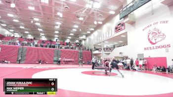 157 lbs Semifinal - Max Weimer, Springboro vs Jovan Vukajlovic, Flossmoor (Homewood)