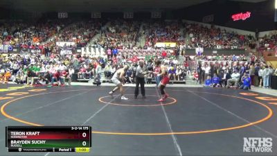 3-2-1A 175 3rd Place Match - Brayden Suchy, Russell vs Teron Kraft, Hoisington