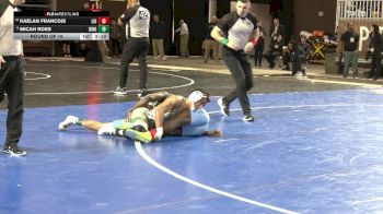 133 lbs Round Of 16 - Kaelan Francois, LIU vs Micah Roes, Binghamton