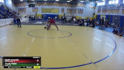 165 lbs Round 3 (8 Team) - Adam Alsaadi, Griffin Fang vs TYLER FREIN, NFWA