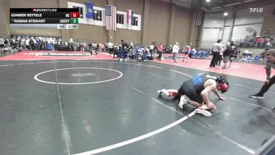 144 lbs Champ. Round 1 - Roman Stewart, Liberty vs Gunner Rettele, Millard South