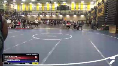 160 lbs Champ. Round 1 - Jaxon Miller, Ubasa Wrestling Academy vs Tyrone Parrow, Iowa