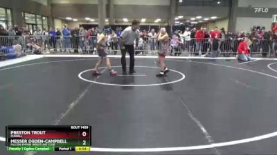 90 lbs Cons. Round 2 - Preston Trout, Russell vs Messer Ogden-Campbell, Falcon Empire Wrestling Club
