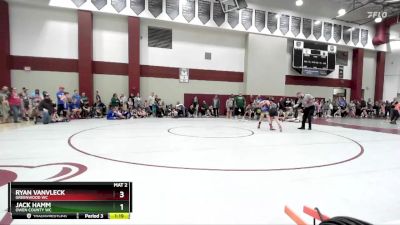 97-107 lbs Quarterfinal - Jack Hamm, Owen County WC vs Ryan VanVleck, Greenwood WC