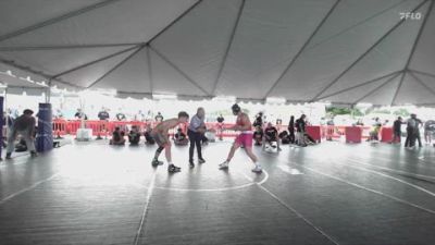 175 lbs Champ. Round 2 - Omar Pineda, Downey High School vs Arel Francke, Calabasas