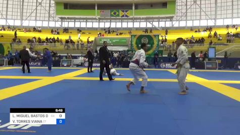 LUIZ MIGUEL BASTOS DOS SANTOS vs VINICIUS TORRES VIANA 2023 Brasileiro Jiu-Jitsu IBJJF