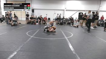 126 lbs Round 2 (4 Team) - Boden Waite, Bearcats vs Maximus Alexander, 84 Athletes