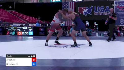 100 kg Semis - James Self, Arizona vs Nickolaus Knight, Mad Cow Wrestling Club